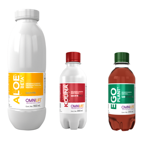 Aloe Beta (Gel de Sábila), Kolina y Ego Plant