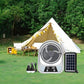 Abanico Solar Recargable Portátil 8