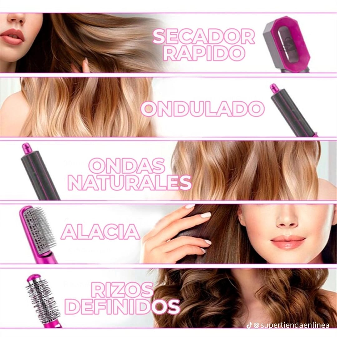 Cepillo Para Pelo 5 en 1
